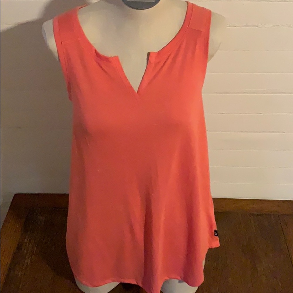 Coral tank top.